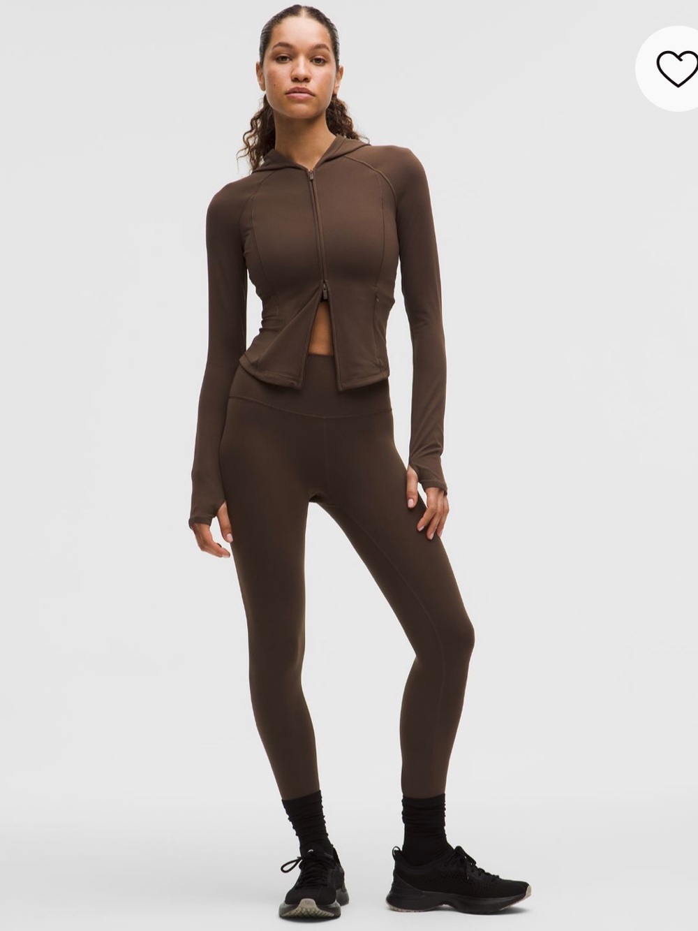 Wunder Train High-Rise Crop 23" Leggings -  Walnut Crunch